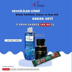 Erkeklere özel 3 lü bakım seti