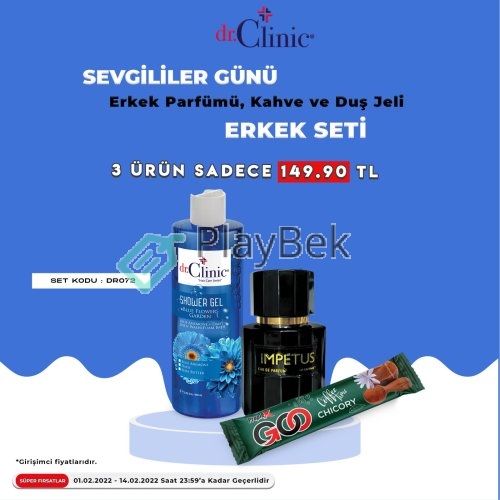 Erkeklere özel 3 lü bakım seti